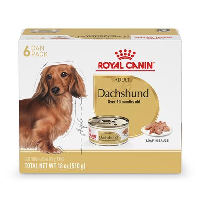 Breed Health Nutrition Dachshund Adult Loaf in Sauce Canned Dog Food, 3-oz, case of 24