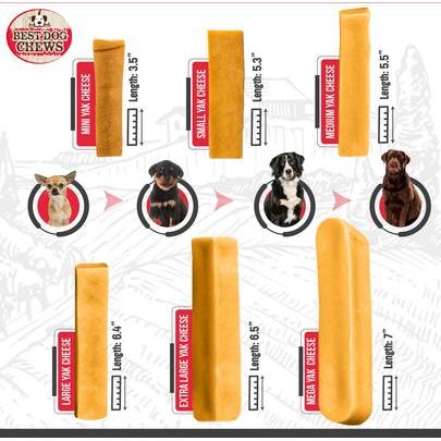 Yak Chews - Golosinas masticables del Himalaya para perros pequeños, 25 unidades