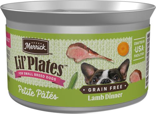 Lil' Plates Petite Pates Grain-Free Small Breed Wet Dog Food, Variety Pack, 3-oz can, case of 12