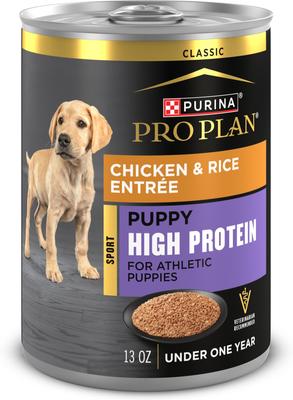 Sport Puppy High Protein Chicken & Rice Wet Dog Food, 13-oz can, case of 12