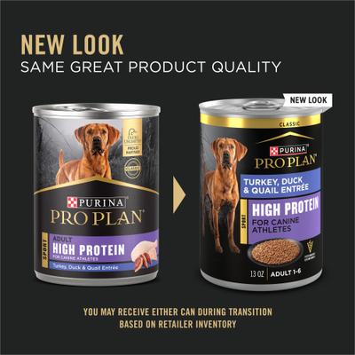 Sport High Protein Turkey, Duck & Quail Entrée Wet Dog Food, 13-oz can, case of 12