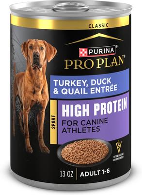 Sport High Protein Turkey, Duck & Quail Entrée Wet Dog Food, 13-oz can, case of 12