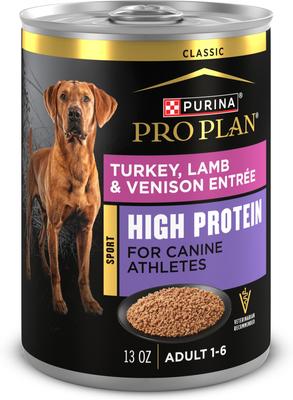 Sport High Protein Turkey, Duck & Quail Entrée Wet Dog Food, 13-oz can, case of 12