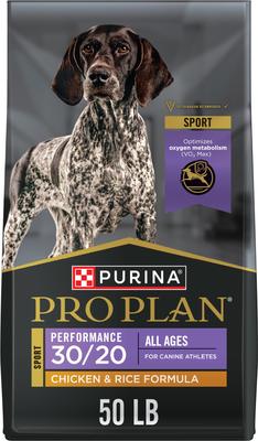 Sport Performance All Life Stages High-Protein 30/20 Chicken & Rice Formula Dry Dog Food, 50-lb bag