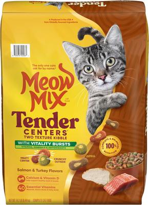 Tender Centers Salmon & Turkey Dry Cat Food, 14.2-lb bag