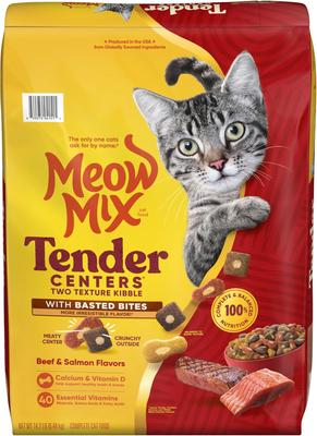 Tender Centers Salmon & Turkey Dry Cat Food, 14.2-lb bag
