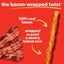 Oinkies Bacon-Wrapped Twists with 100% Real Bacon Rawhide-Free Natural Dog Treats, 14 count