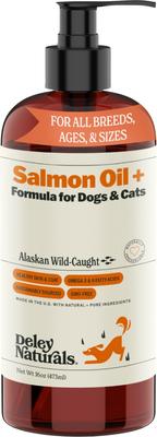 Wild Alaskan Salmon Oil + for Dogs & Cats, 16-fl oz bottle