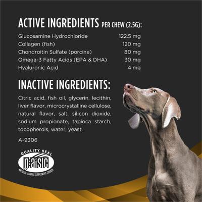 Joint Supplement for Dogs, Hip & Joint Soft Chews for Small Dogs, 30 count