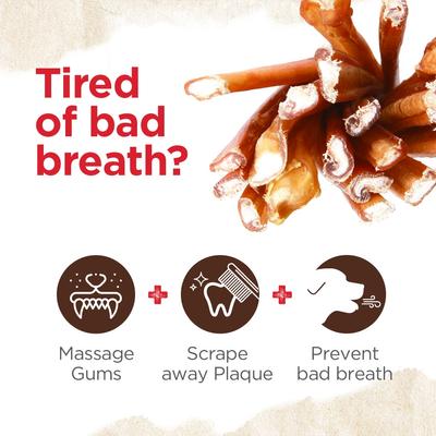 6-inch Thin Bully Sticks Dog Treats, 25 count