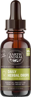 Apothecary Natural Flea & Tick Daily Internal Herbal Drops Oral Supplement for Dogs & Cats, 2-fl oz bottle