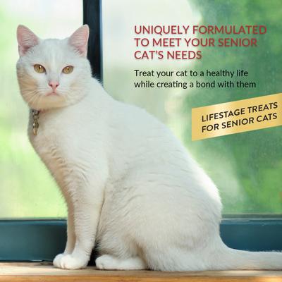 Churu para gatos mayores de 10 años, golosinas para lamer con receta de atún, tubo de 0.5 oz, 24 unidades