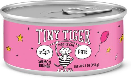 Pate Salmon Dinner Canned Cat Food, 5.5-oz can, case of 24