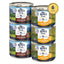 Bundle: ZIWI Peak Variety Pack Adult Grain-Free Beef, Lamb Pate Canned Food, 6-oz can, case of 6 + Variety Pack Adult Grain-Free Beef, Chicken Pate Canned Dog Food, 6-oz can, case of 6