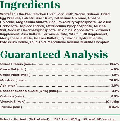 Perfect Portions Kitten Whitefish & Salmon Recipe Pate Wet Cat Food, 2.6-oz, case of 24 twin-packs