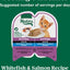 Perfect Portions Kitten Whitefish & Salmon Recipe Pate Wet Cat Food, 2.6-oz, case of 24 twin-packs