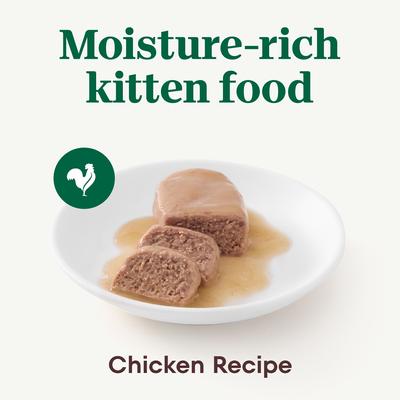 Perfect Portions Kitten Chicken Recipe Pate Wet Cat Food, 2.6-oz, case of 24 twin-packs