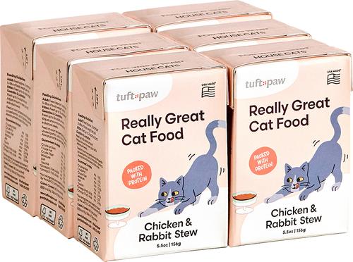 Really Great Cat Food Free Range Chicken & Rabbit High Protein Stew Wet Cat Food, 5.5-oz, case of 6