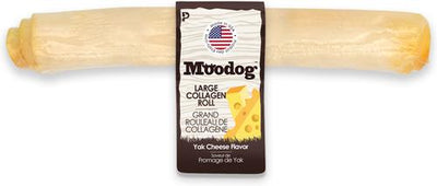 Moodog Beef Corium Collagen 11-inch Yak Cheese Flavor Natural Dog Chew
