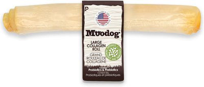 Masticable natural para perros Moodog Beef Corium Collagen de 28 cm con probióticos y prebióticos y sabor a avena