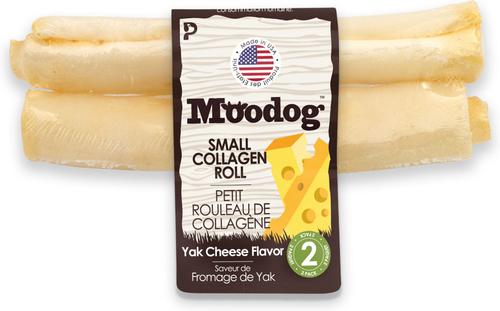 Moodog Beef Corium Collagen 5-inch Yak Cheese Flavor Natural Dog Chews, 2 count