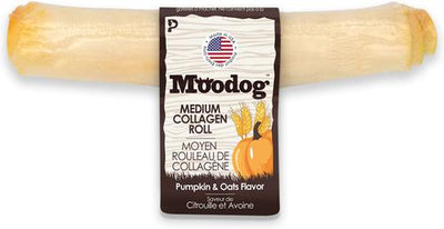 Moodog Beef Corium Collagen 7-inch Pumpkin & Oat Flavor Natural Dog Chew