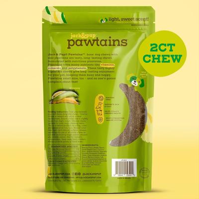 Pawtains Bone Dog Chew, Large, 2 count