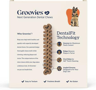Original X-Large Chicken Flavor Dental Dog Chews, 12 count, individually wrapped