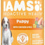 Bundle: Puppy Variety Pack: Greenies Petite Dental Treats, 20 count + Iams Proactive Health Smart with Real Chicken Dry Food, 15-lb bag + Iams ProActive Health Classic Ground with Chicken & Rice Canned Wet Food, 13-oz can, case of 12