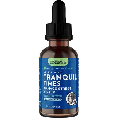 Suplemento herbal para perros y gatos Tranquility Blend, botella de 1 onza líquida