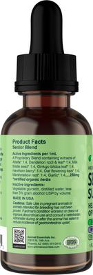 Senior Support Herbal Formula Dog & Cat Supplement, 1-fl oz bottle