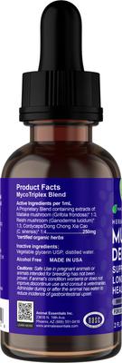 Mushroom Defense Immune Support Dog & Cat Supplement, 2-fl oz bottle
