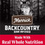 Paquete: Alimento seco sin cereales Merrick Backcountry Raw con infusión Great Plains Red Recipe + Power Bites Real Texas Beef Recipe, premios suaves y masticables sin cereales para perros