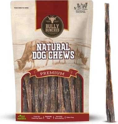 12-inch Beef Flavor Natural Jerky Sticks Dog Treats, 50 count