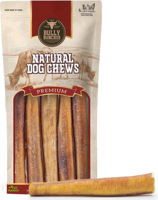 12-inch Jumbo Bully Sticks Dog Treats, 10 count
