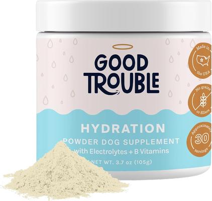 Hydration Powder + Electrolyes Powder Supplement for Dogs, 3.7-oz tub