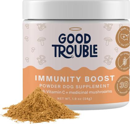 Immunity Boost Mushroom Powder Supplement for Dogs, 1.9-oz tub