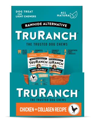 Chicken Collagen Roll Hard Chew Dog Treats, 6-in, 30 count