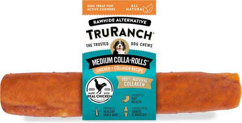 Chicken Collagen Roll Hard Chew Dog Treats, 6-in, 30 count