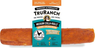 Chicken Collagen Roll Hard Chew Dog Treats, 6-in, 30 count