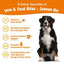 Skin and Coat Bites Salmon Oil, Suplemento de Aceite de Salmón, Perros. 90 chews