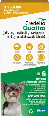 Chewable Tablets for Dogs, 50.1-100 lbs, 6 Chewables (6-mos. supply)