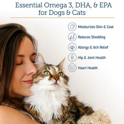 Ultra EFA Liquid Skin & Coat Supplement for Cats & Dogs, 16-fl oz bottle