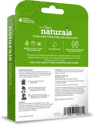 Naturals Flea & Tick Collar for Cats, 1 Collar (4-mos. supply)