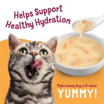 Paquete variado de alimentos para gatos con salsa para lamer Poultry Favorites, caja de 8