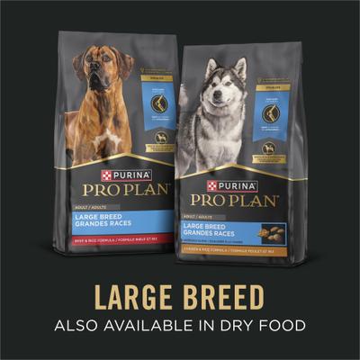 Specialized Variety Pack Adult Large Breed High Protein Chicken & Rice, Beef & Rice in Gravy Wet Dog Food, 13-oz can, case of 12
