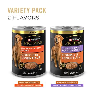 Complete Essentials Variety Pack Grain-Free Canned Dog Food, 13-oz, case of 12