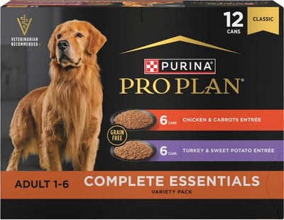 Complete Essentials Variety Pack Grain-Free Canned Dog Food, 13-oz, case of 12