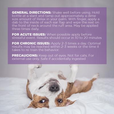 Relax Stress & Anxiety Formula Calming Liquid for Dogs, 1-fl oz bottle