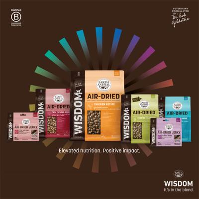 Wisdom Seasonal Holiday Feast Recipe Air-Dried Jerky Strips Dog Treats, 4-oz bag